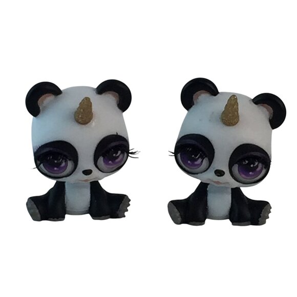 Poopsie Surprise Cutie Tooties Cuddles Panda Unicorn Figures Black White RARE - Picture 1 of 6